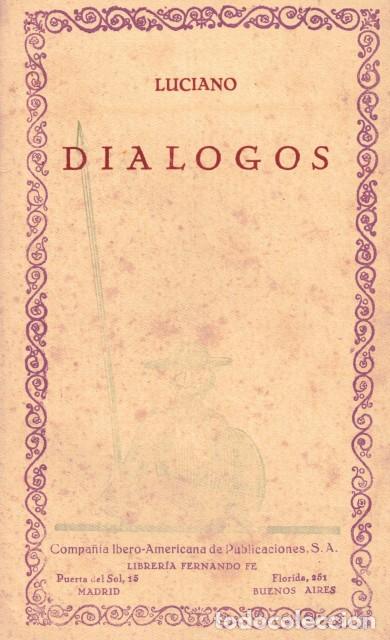 Libros: DIALOGOS - LUCIANO - Foto 1
