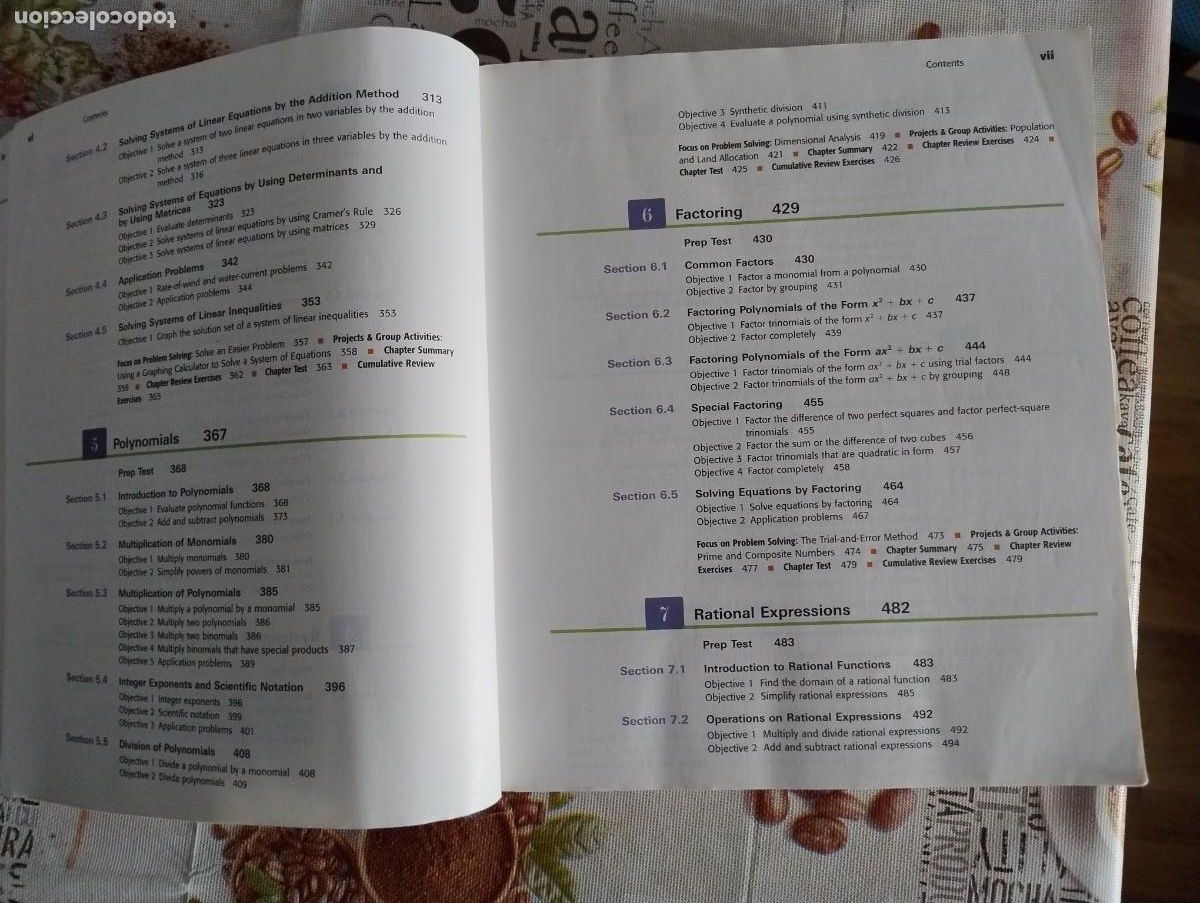 Libros: ALGEBRA: BEGINNING AND INTERMEDIATE 2ND EDITION MEDIA ENHANCED EDITION - AUFMANN & LOCKWOOD - Foto 5