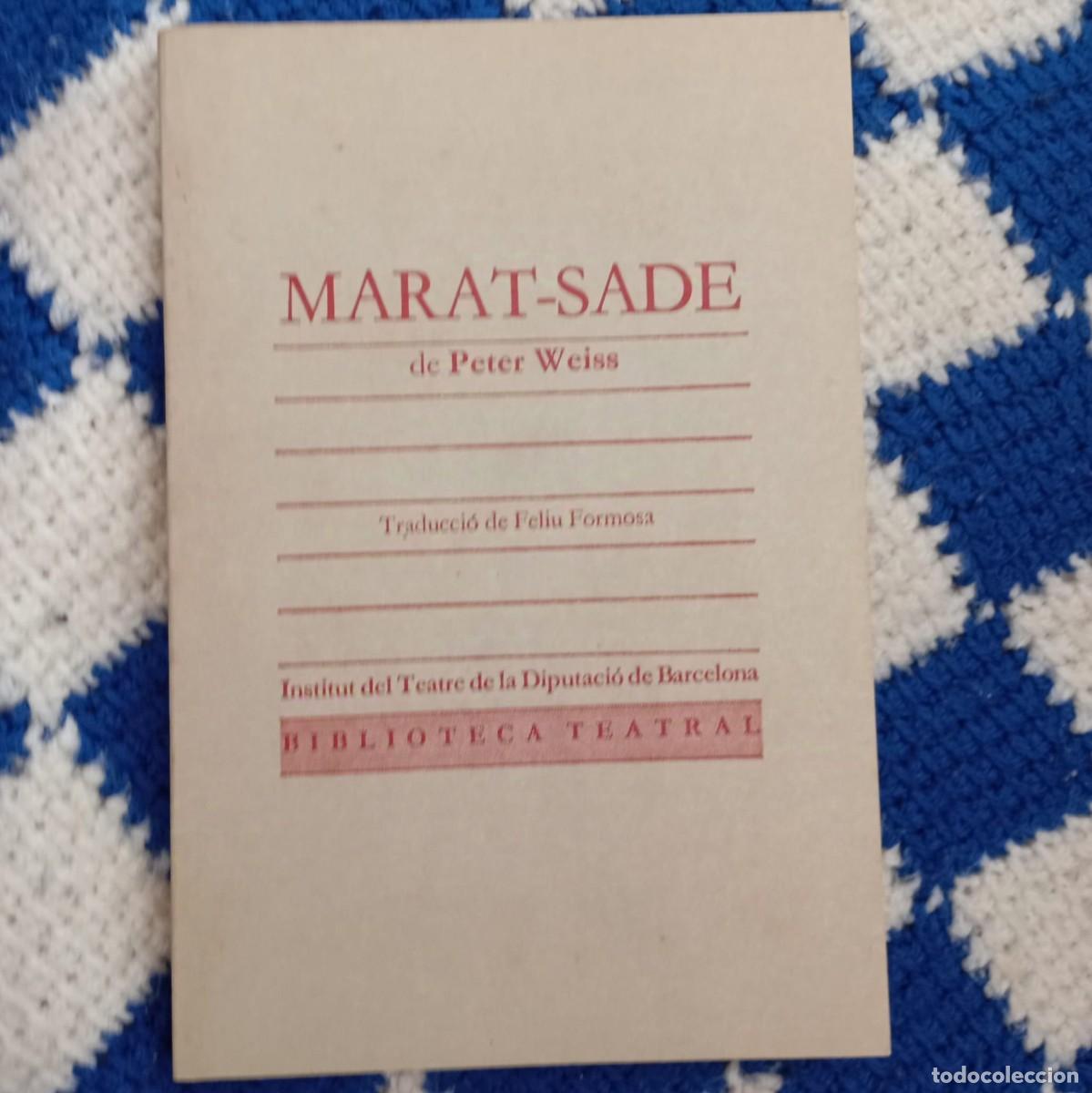 Libros: MARAT-SADE - PETER WEISS (CATAL&Agrave;) - Foto 1