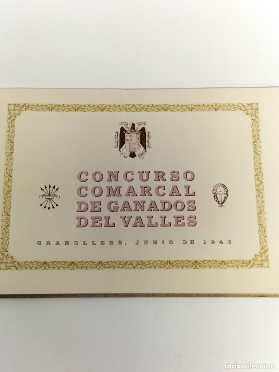 Libros: Concurso Comarcal de Ganados del Vall&eacute;s - Granollers, Junio 1943 - Foto 3