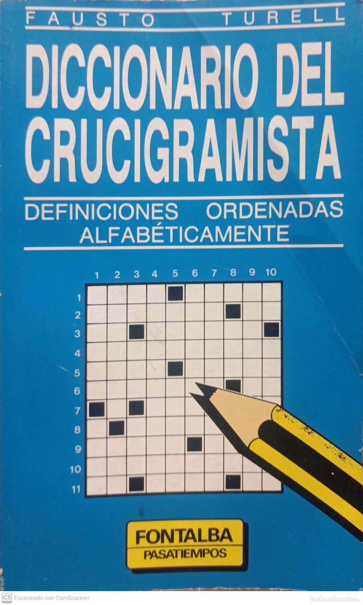 Libros: Diccionario del crucigramista - Fausto Turell - Foto 1