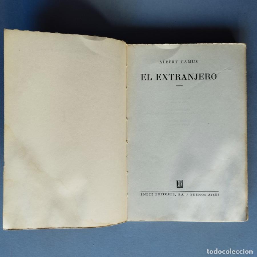 Libros: Camus, Albert. - El Extranjero. - Foto 2