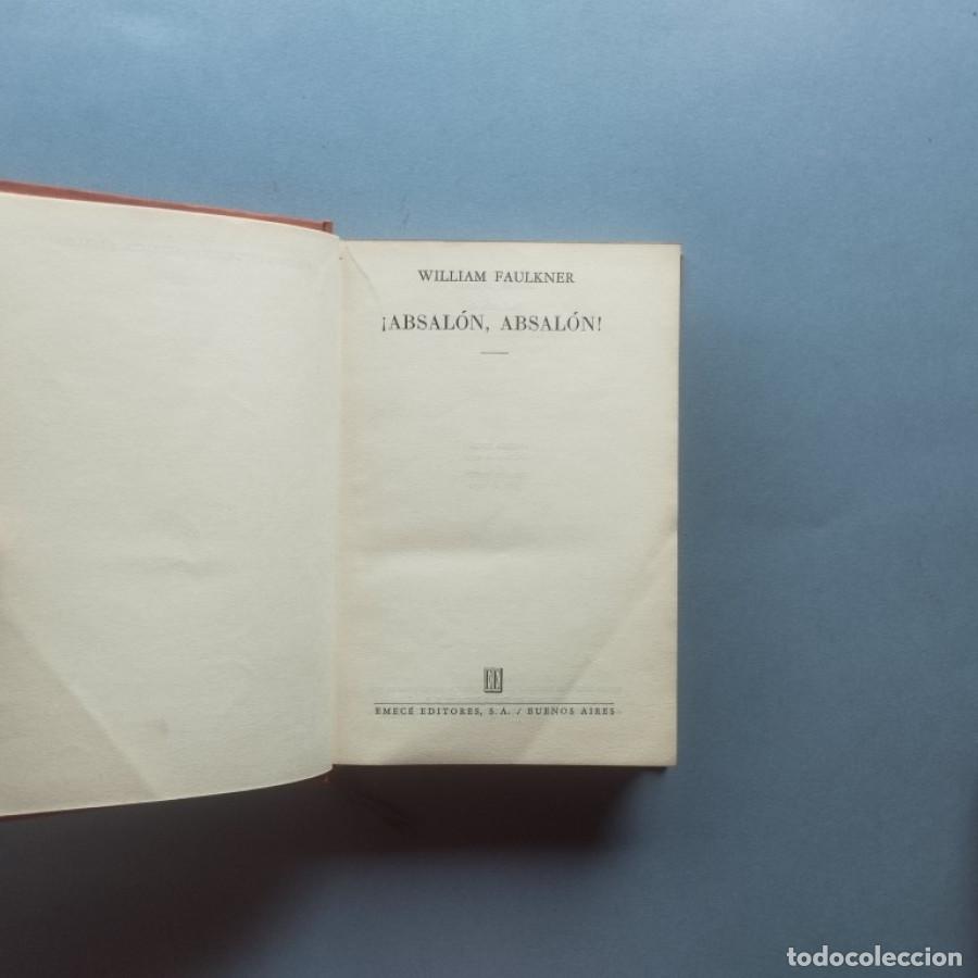 Libros: Faulkner, William. - &iexcl;Absolom, Absolom! - Foto 2