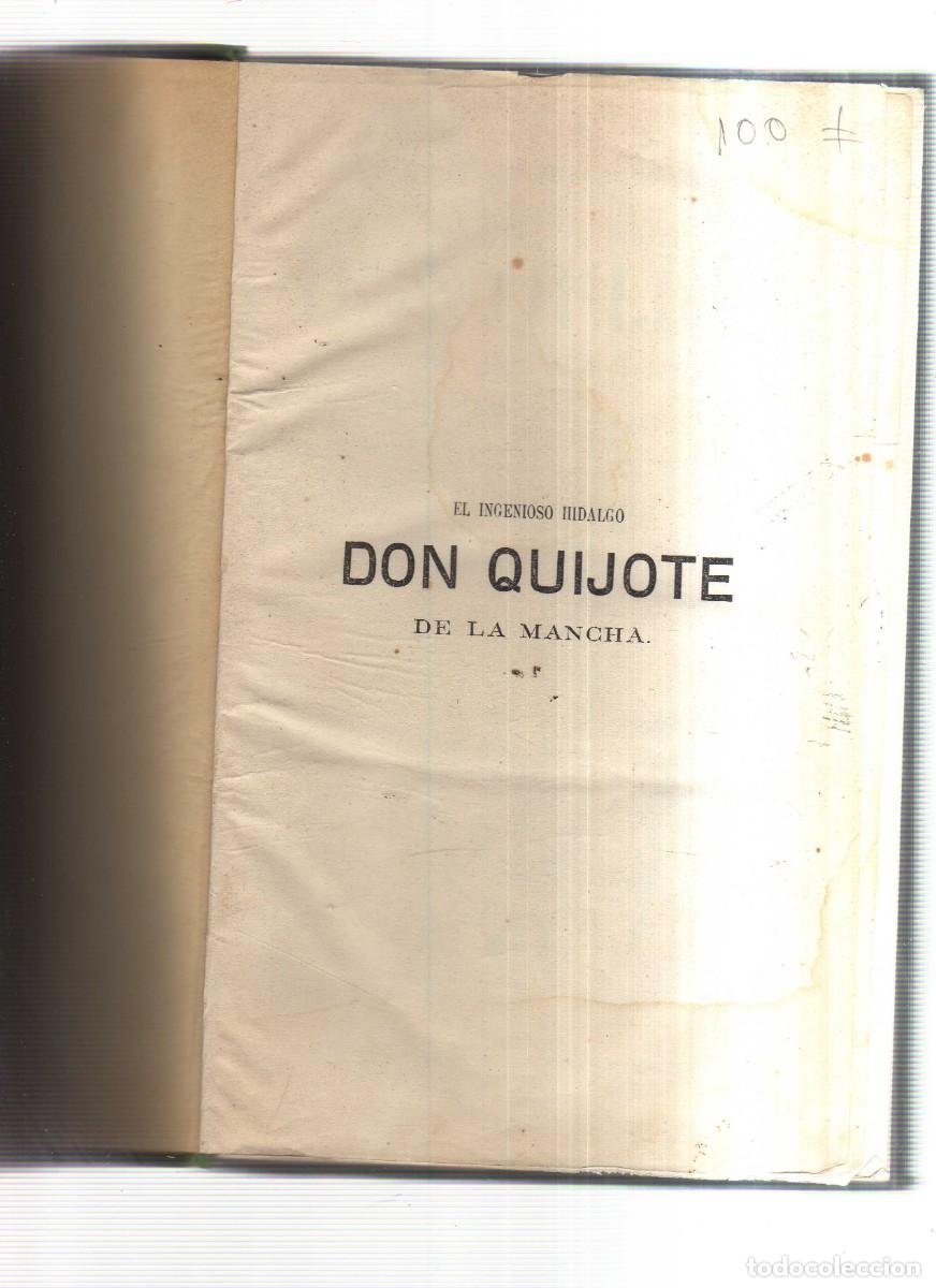 Libros: DON QUIJOTE DE LA MANCHA EL INGENIOSO HIDALGO AL DUQUE DE BAJAR - Foto 3