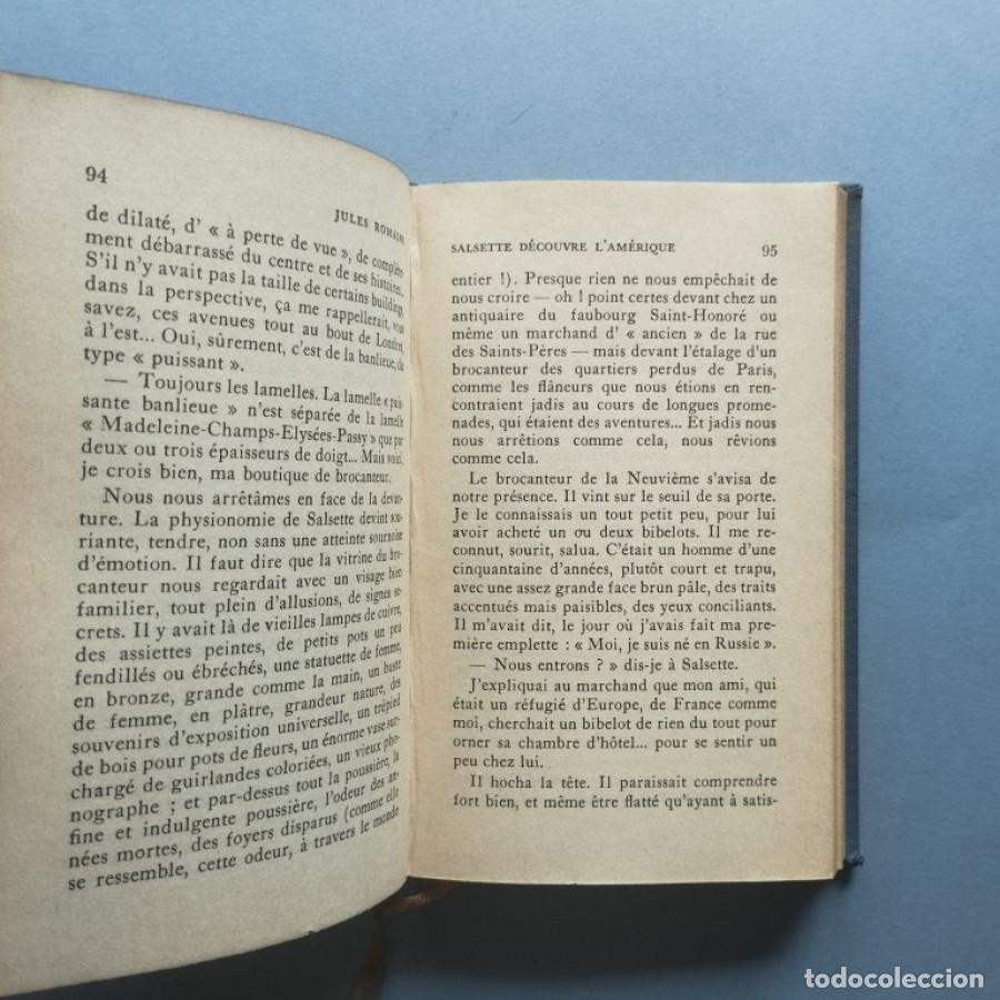 Libros: Salsette D&eacute;couvre lAm&eacute;rique. - Romains, Jules. - Foto 3