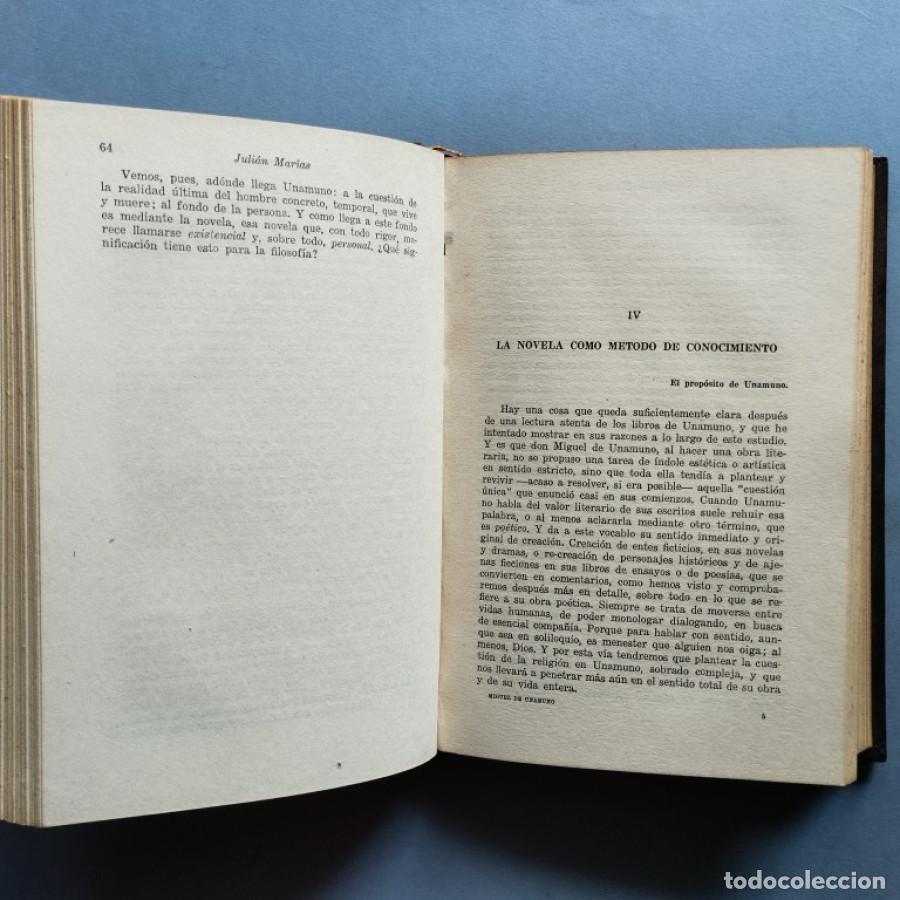 Libros: MIGUEL DE UNAMUNO. - Mar&iacute;as, Juli&aacute;n. - Foto 3