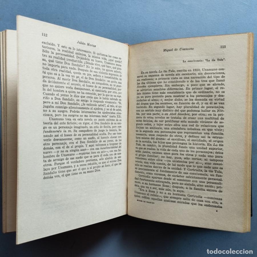 Libros: MIGUEL DE UNAMUNO. - Mar&iacute;as, Juli&aacute;n. - Foto 4