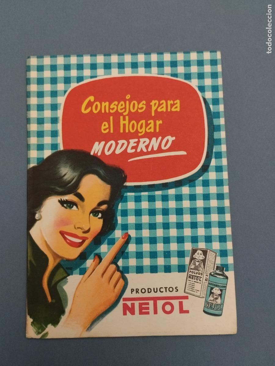 Libros: LIBRO DE CONSEJOS PARA EL HOGAR MODERNO. PRODUCTOS NETOL.