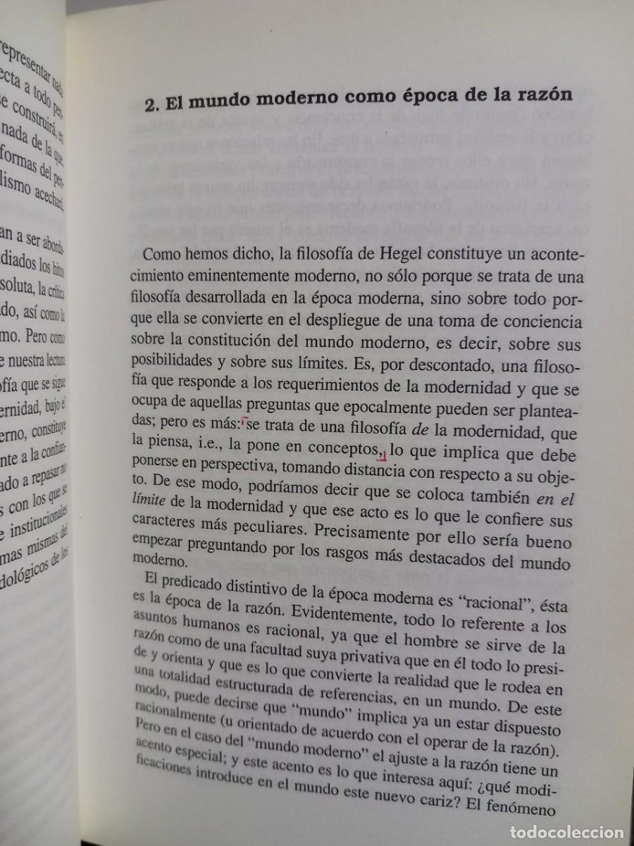 Libros: Hegel: filosof&iacute;a y modernidad. - CUARTANGO, Rom&aacute;n: - Foto 9
