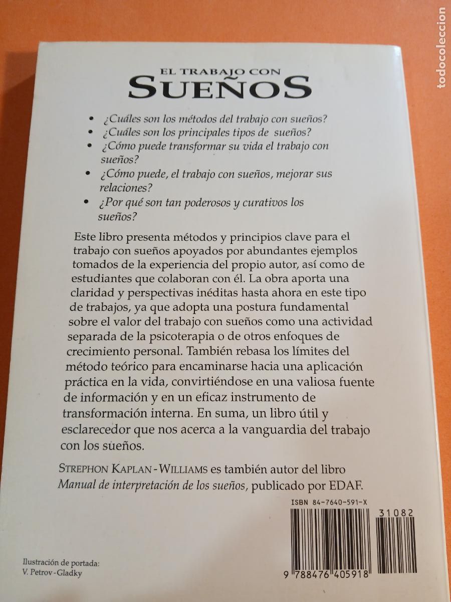 Libros: EL TRABAJO CON SUE&Ntilde;OS, UN METODO PARA TRANSFORMAS SU VIDA - SUE&Ntilde;OS - S. KAPLAN WILLIAMS - Foto 2