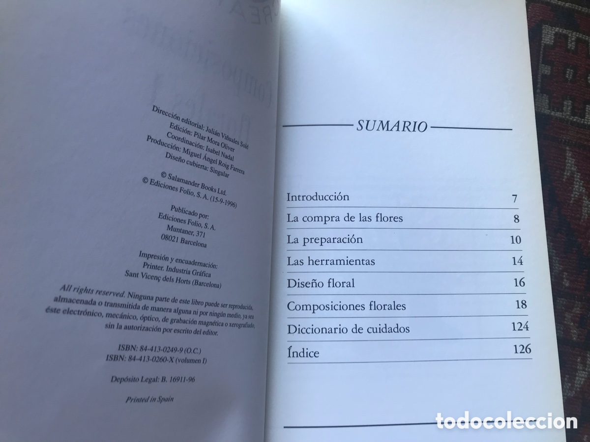 Libros: Composiciones florales I y II. Van Hall - Foto 2