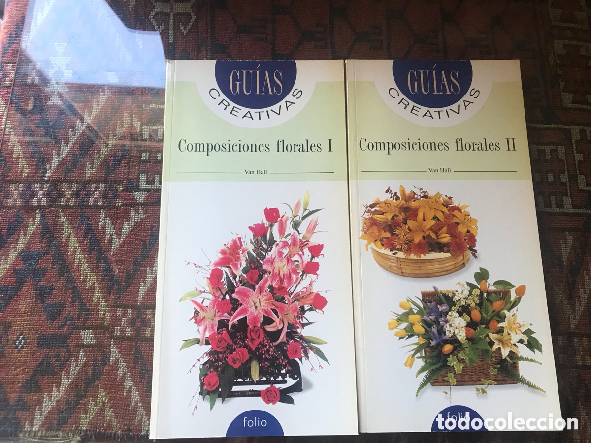 Libros: Composiciones florales I y II. Van Hall - Foto 1