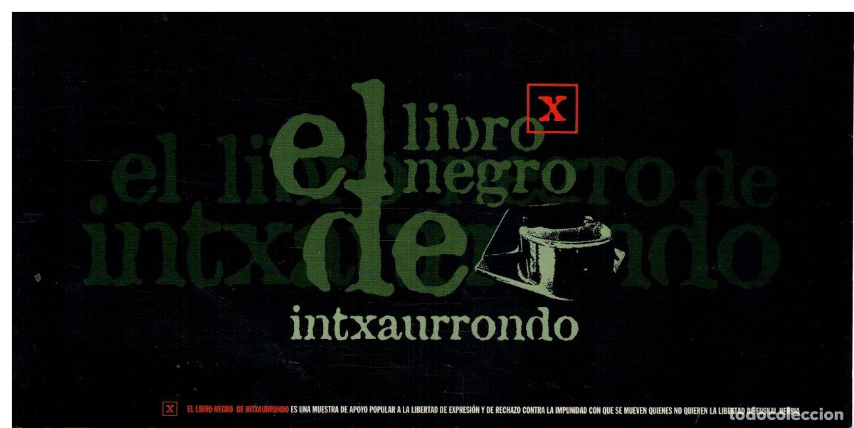 Libros: EL LIBRO NEGRO DE INTXAURRONDO. - Foto 1