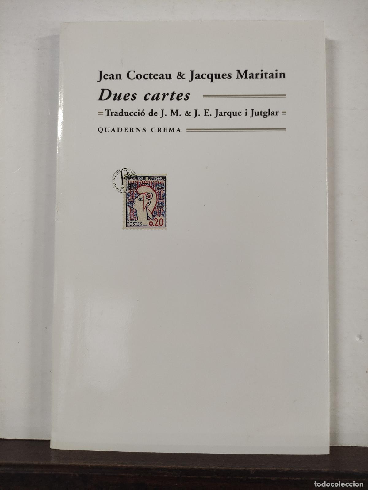Libros: DUES CARTES - JEAN COCTEAU - JACQUES MARITAIN - Foto 1