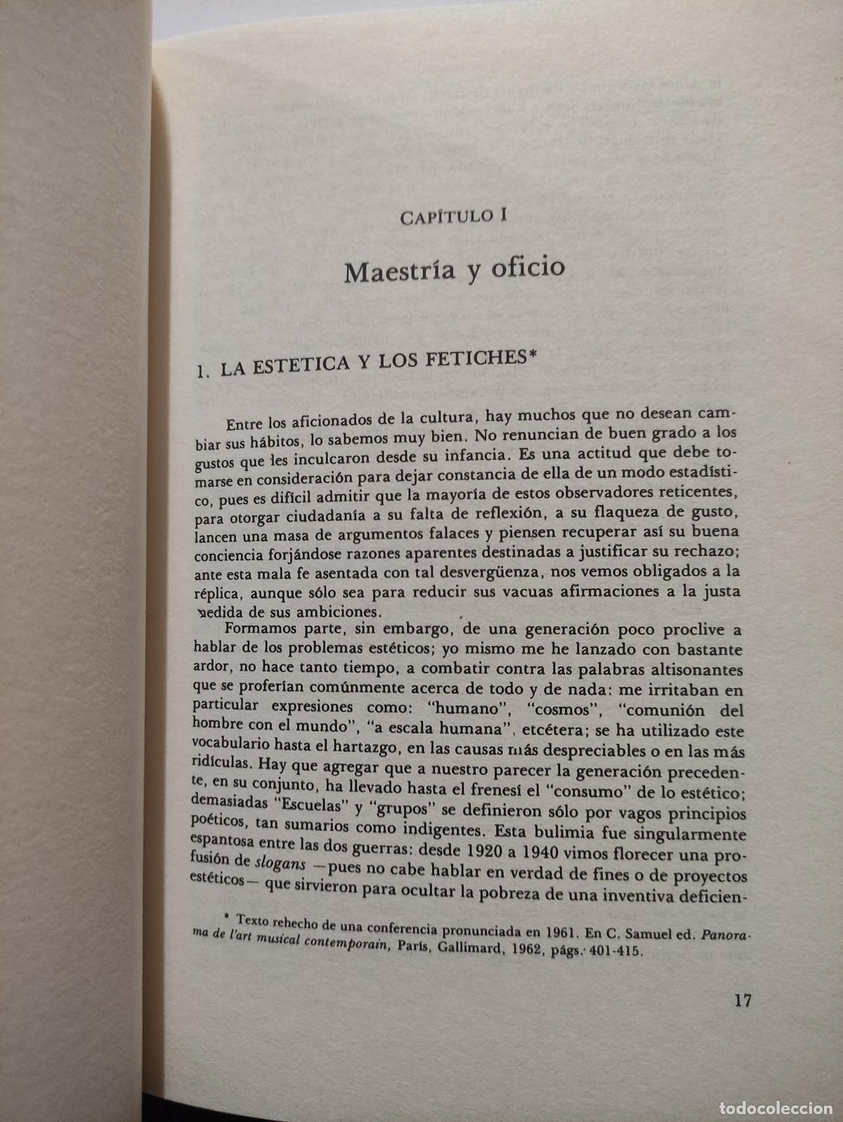 Libros: PUNTOS DE REFERENCIA - PIERRE BOULEZ - Foto 3