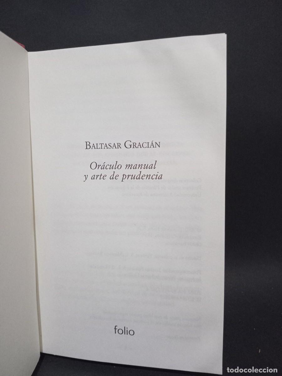 Libros: GRACIAN, ERASMO, SENECA - LOTE DE TRES LIBROS - PRIMERA EDICION - Foto 3