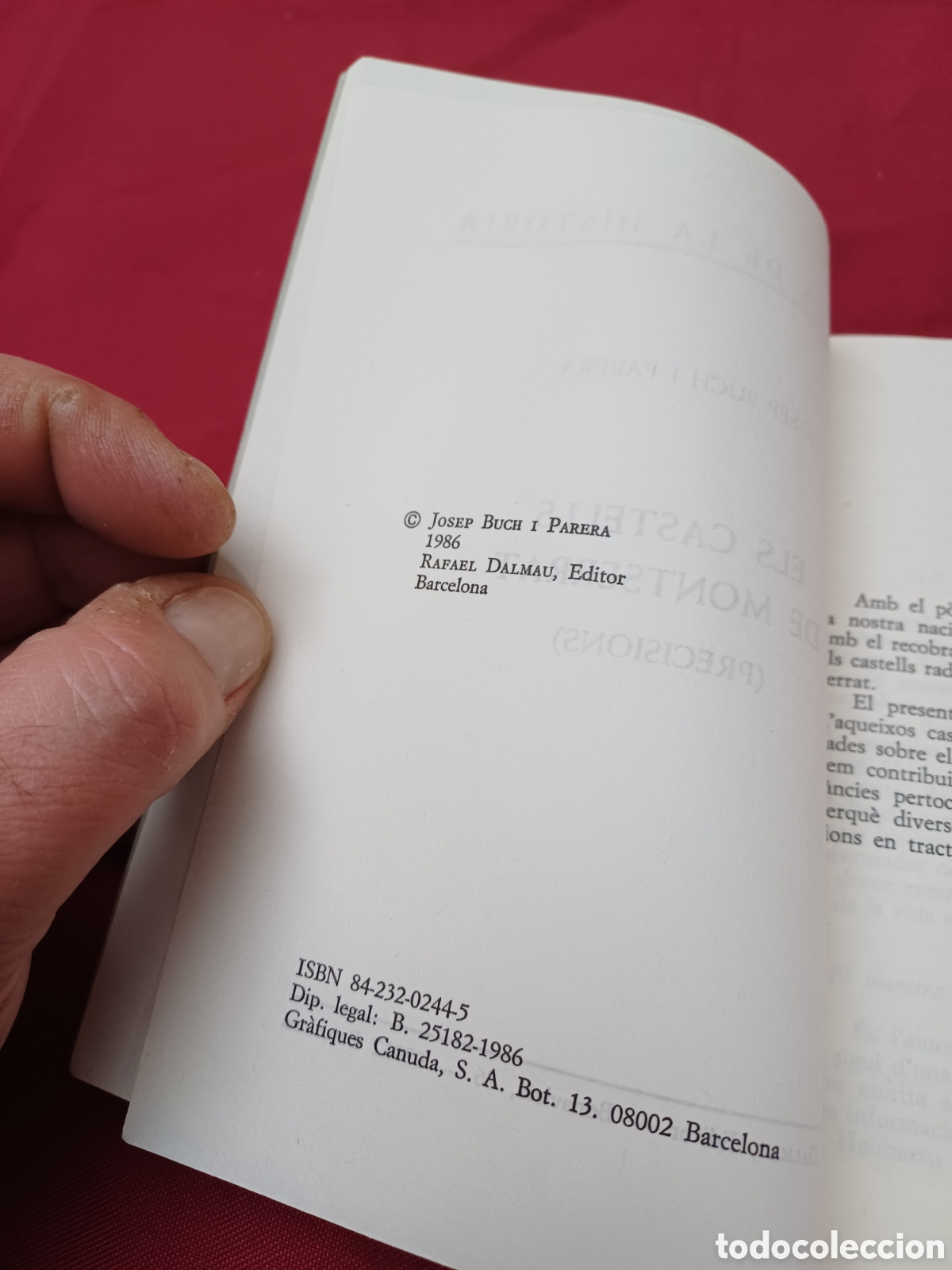 Libros: LIBRO, ELS CASTELLS DE MONTSERRAT, EN CATAL&Aacute;N, 1986 - Foto 7