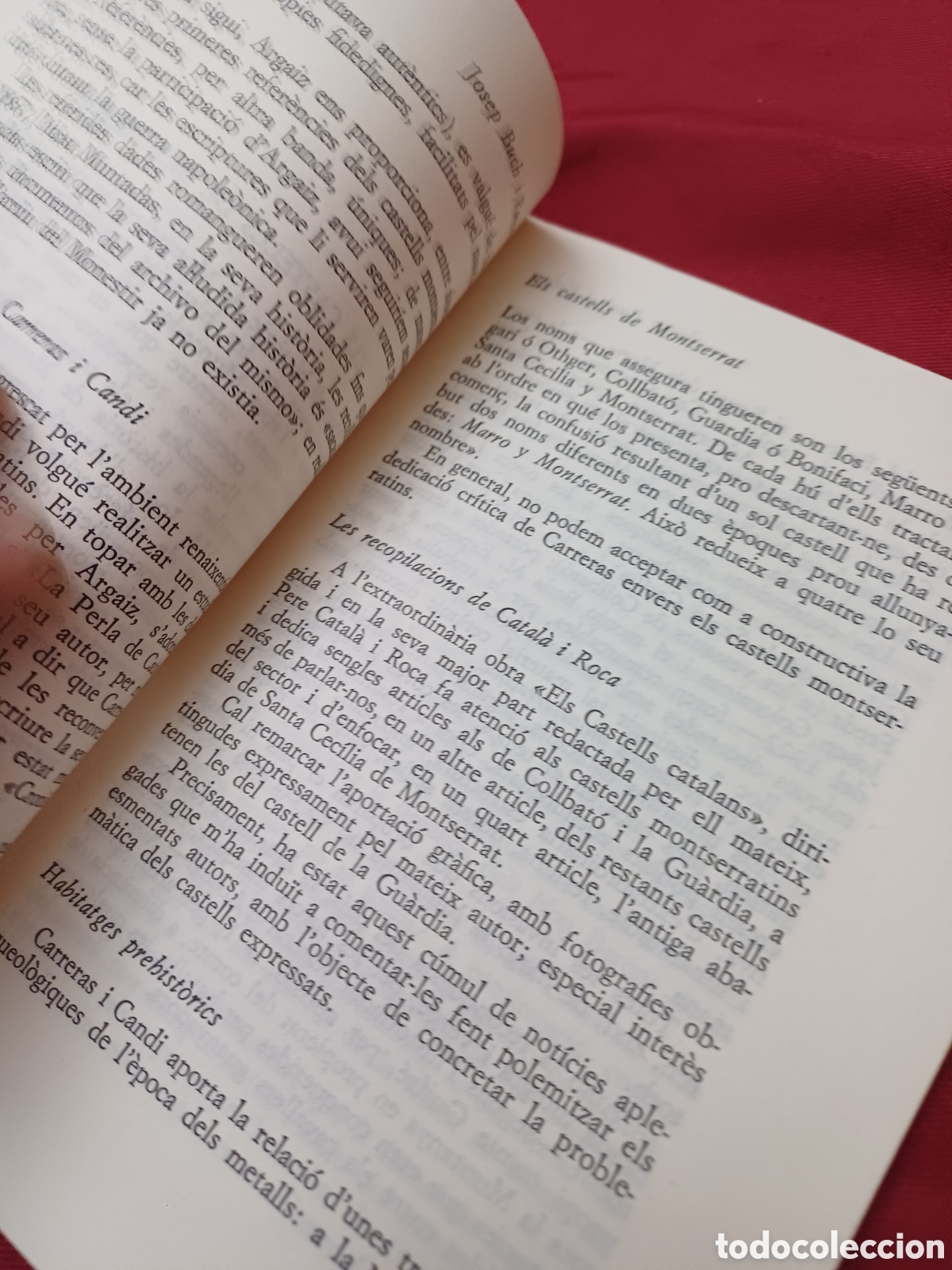 Libros: LIBRO, ELS CASTELLS DE MONTSERRAT, EN CATAL&Aacute;N, 1986 - Foto 10