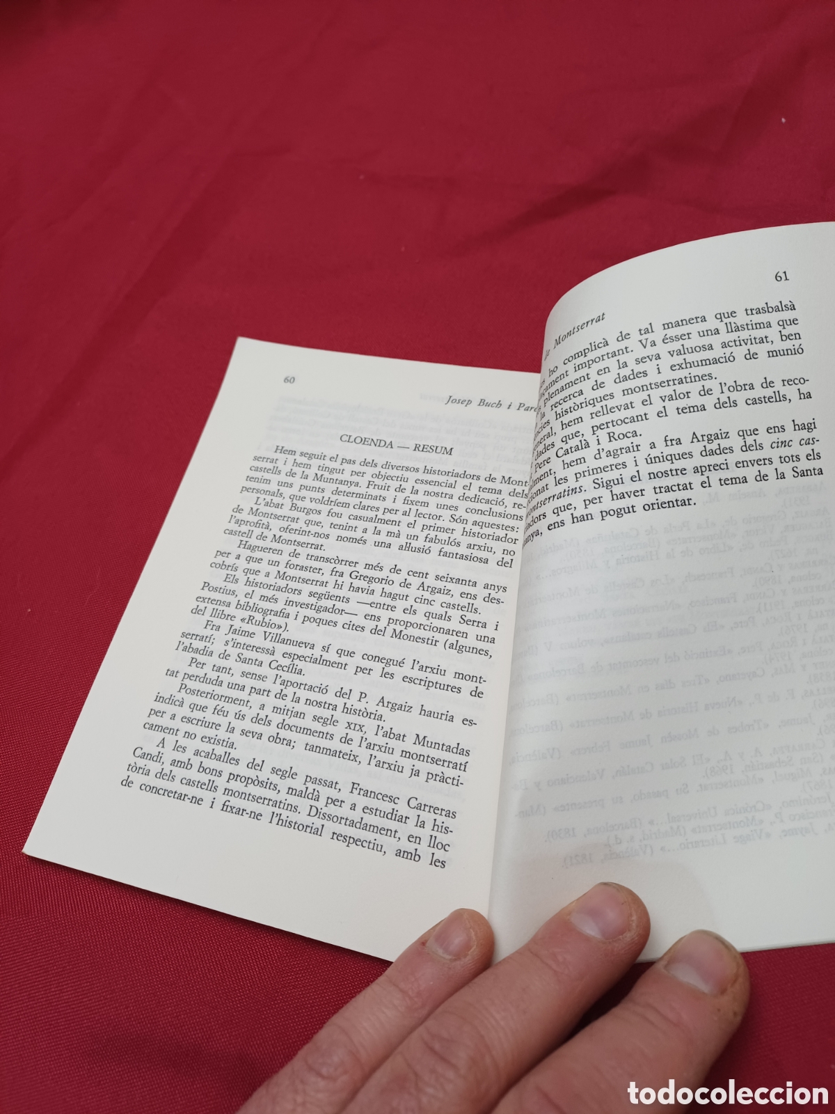 Libros: LIBRO, ELS CASTELLS DE MONTSERRAT, EN CATAL&Aacute;N, 1986 - Foto 11