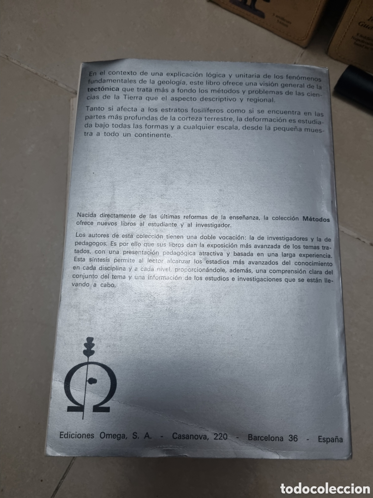 Libros: Las deformaciones de los materiales de la corteza terrestre M.Mattauer editorial Omega - Foto 2