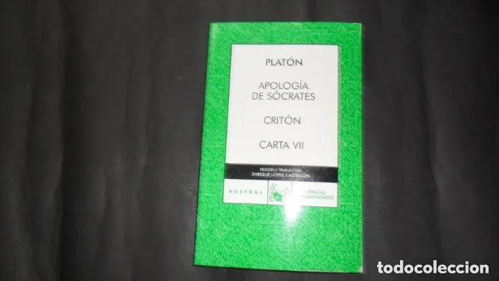 Libros: Apolog&iacute;a de S&oacute;crates, Crit&oacute;n, Carta VII, Plat&oacute;n, Ed. Espasa Calpe - VVAA - Foto 3