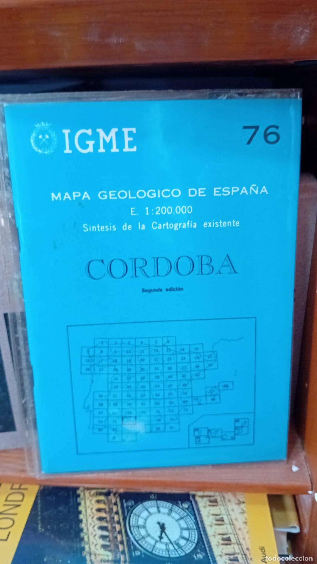 Libros: Mapa geol&oacute;gico de Espa&ntilde;a, C&oacute;rdoba - Foto 1