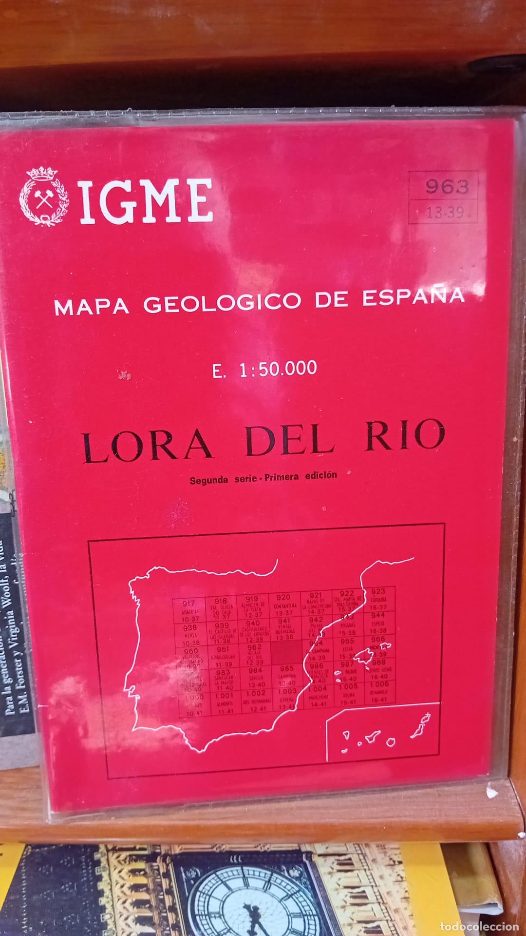 Libros: Mapa geol&oacute;gico de Espa&ntilde;a, Lora del Rio - Foto 1