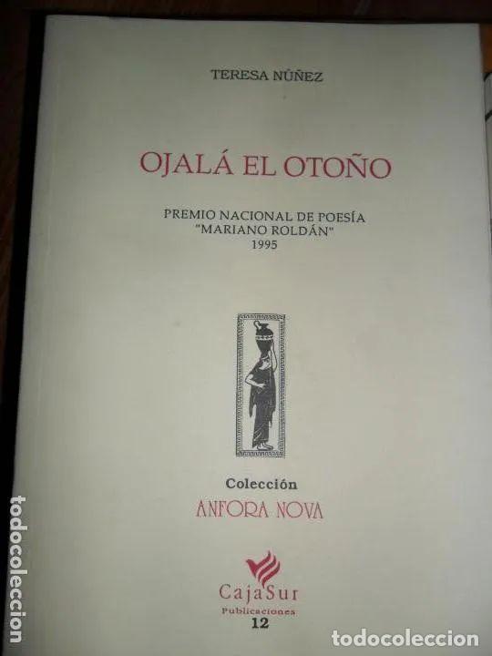 Libros: Ojal&aacute; el Oto&ntilde;o, Teresa N&uacute;&ntilde;ez, ed. &Aacute;nfora Nova - Teresa N&uacute;&ntilde;ez - Foto 1