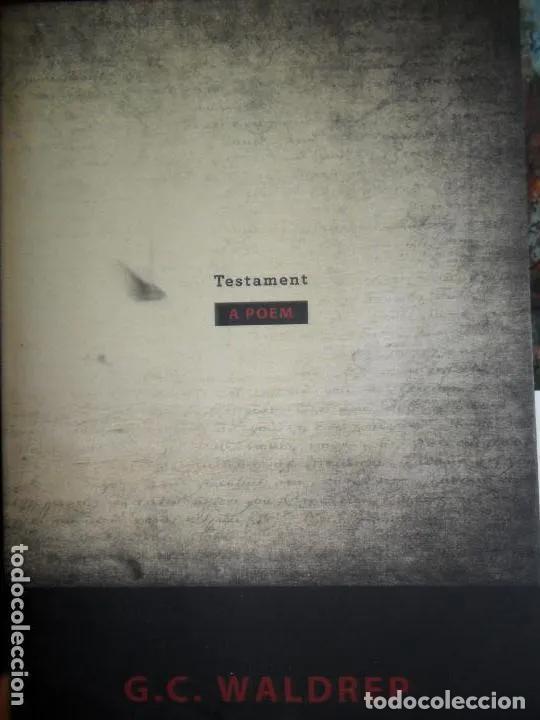 Libros: testament, A poem, G.C. Waldrep, ed. Boa, en ingl&eacute;s - G. C. Waldrep - Foto 1