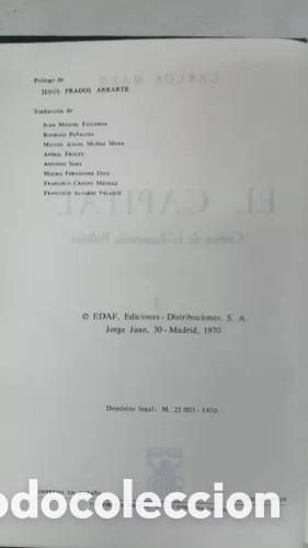 Libros: Carlos Marx - El capital. Dos tomos - Foto 3