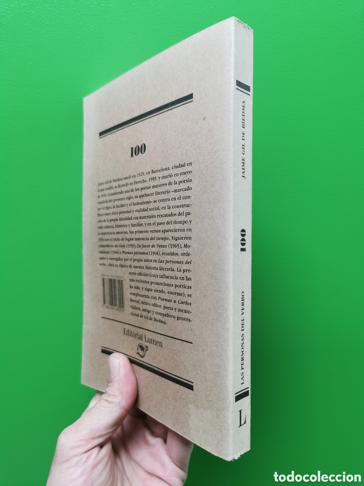 Libros: JAIME GIL DE BIEDMA . LAS PERSONAS DEL VERBO . LUMEN - Foto 2