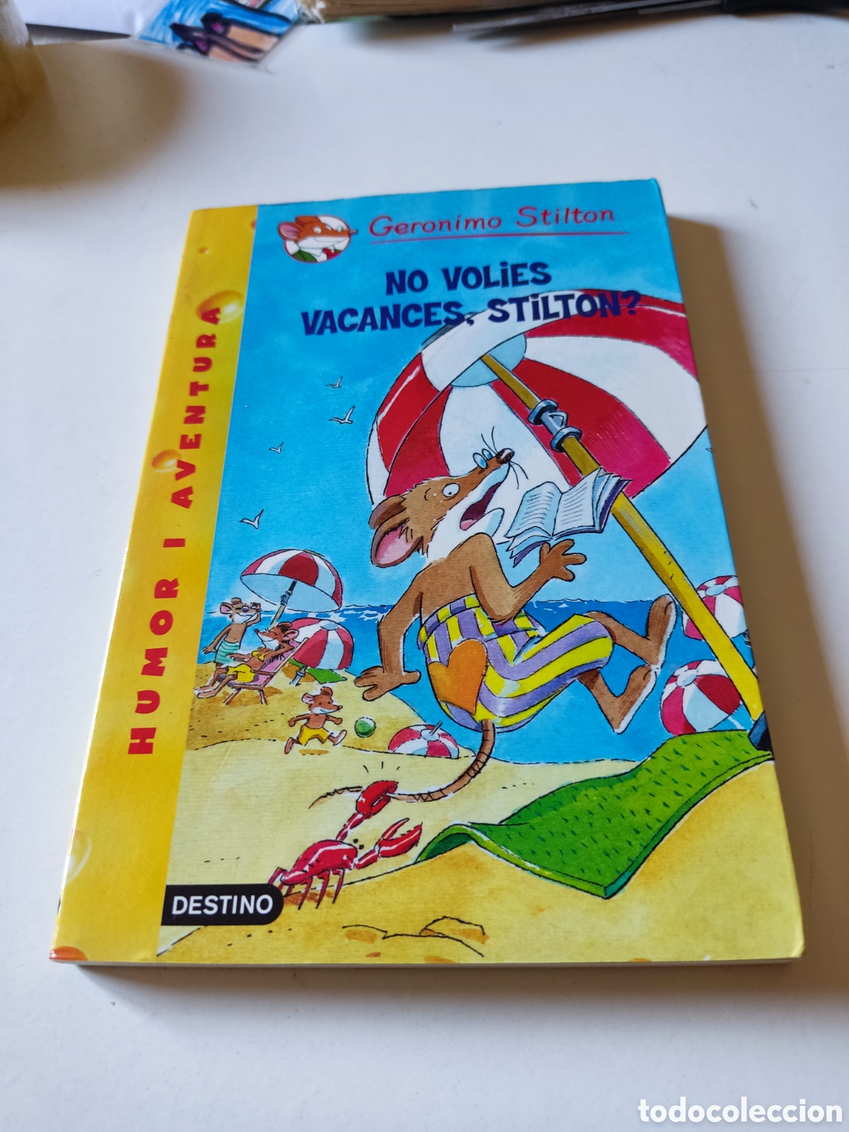 Libros: Libro no volies vacanses,Stilton? de Ger&oacute;nimo Stilton - Foto 1