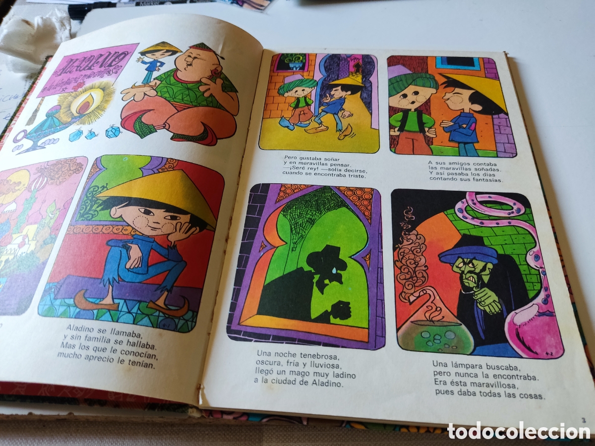 Libros: Libro c&oacute;mic Aladino o la l&aacute;mpara maravillosa - Foto 3