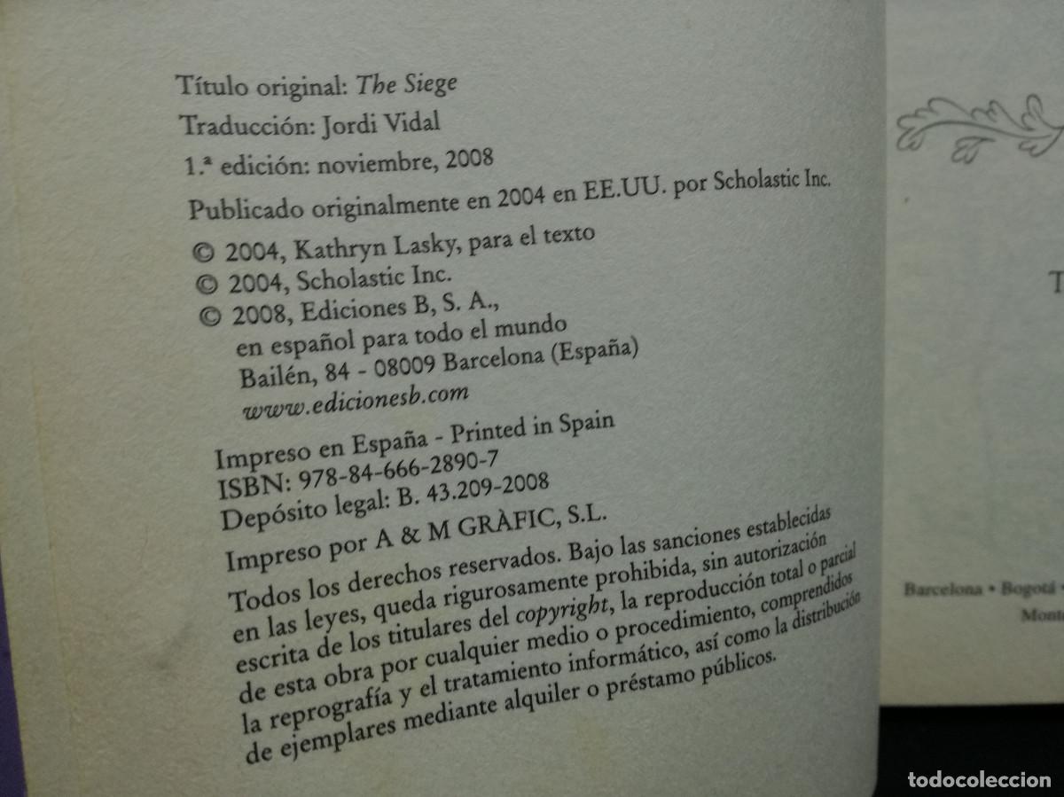 Libros: LIBRO - EL ASALTO - KATHRYN LASKY - EDICIONES B - Foto 2