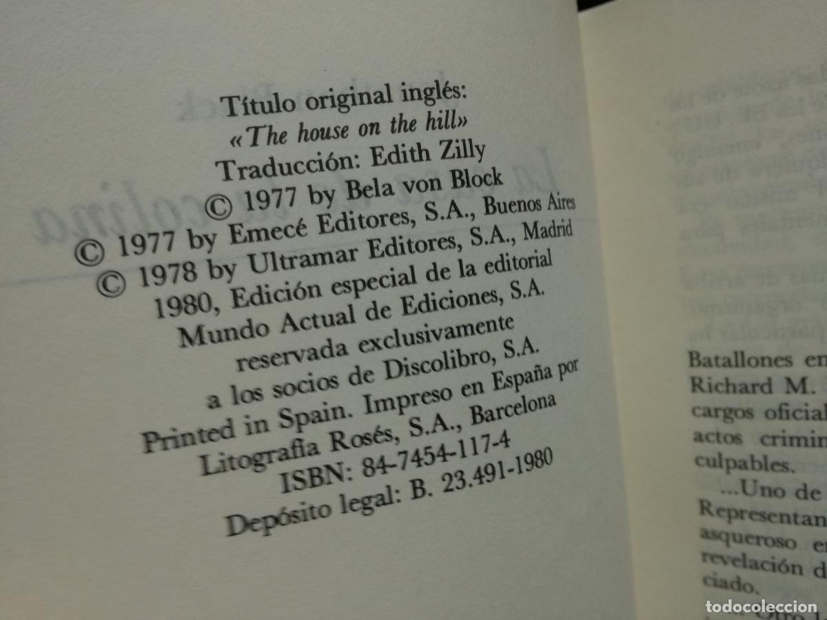 Libros: LIBRO - LA CASA DE LA COLINA - JONATHAN BLACK - MUNDO ACTUAL - Foto 2