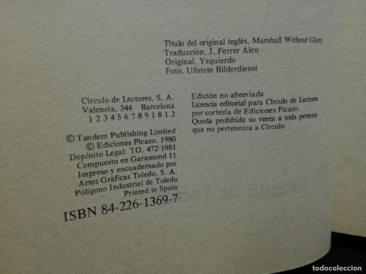 Libros: LIBRO - MARISCAL SIN GLORIA - VIDA Y MUERTE DE HERMANN GOERING - E. BUTLER G. YOUNG - CIRCULO - Foto 2