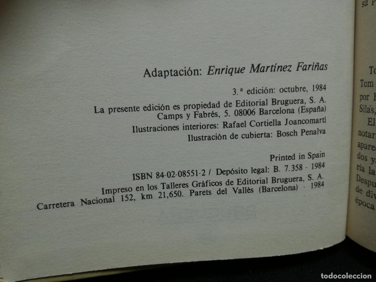 Libros: LIBRO - TOM SAWYER DETECTIVE - MARK TWAIN - BRUGUERA - Foto 2