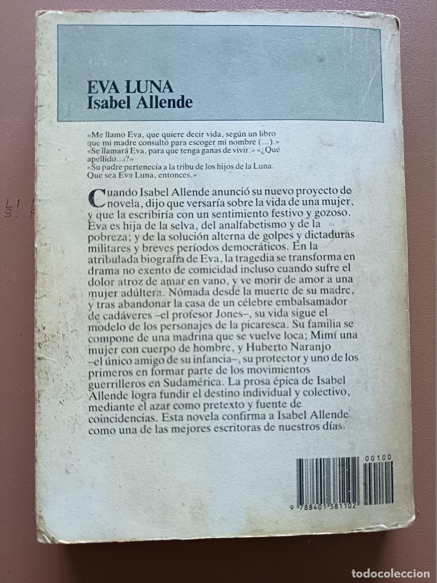 Libros: EVA LUNA- ISABEL ALLENDE - Foto 3