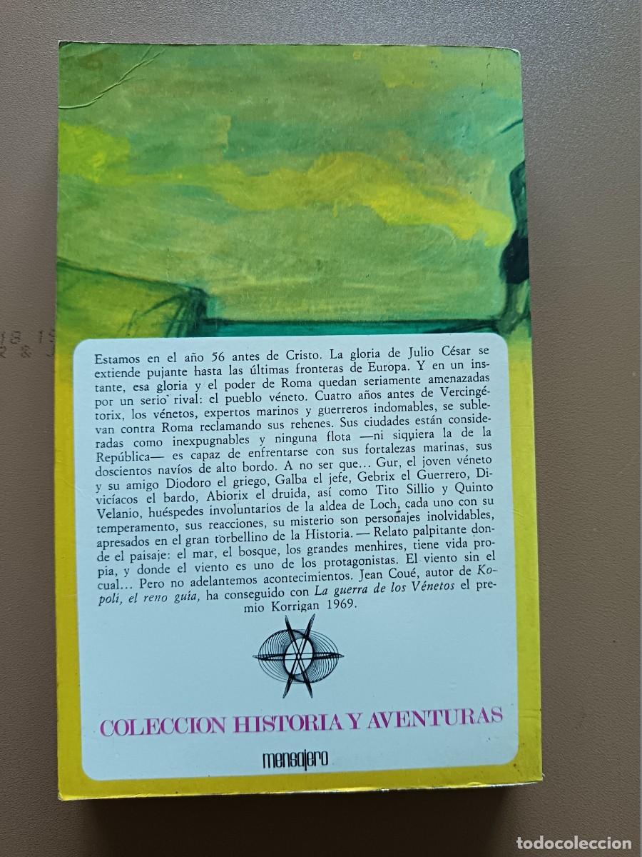 Libros: LA GUERRA DE LOS VENETOS- JEAN COUE - Foto 2