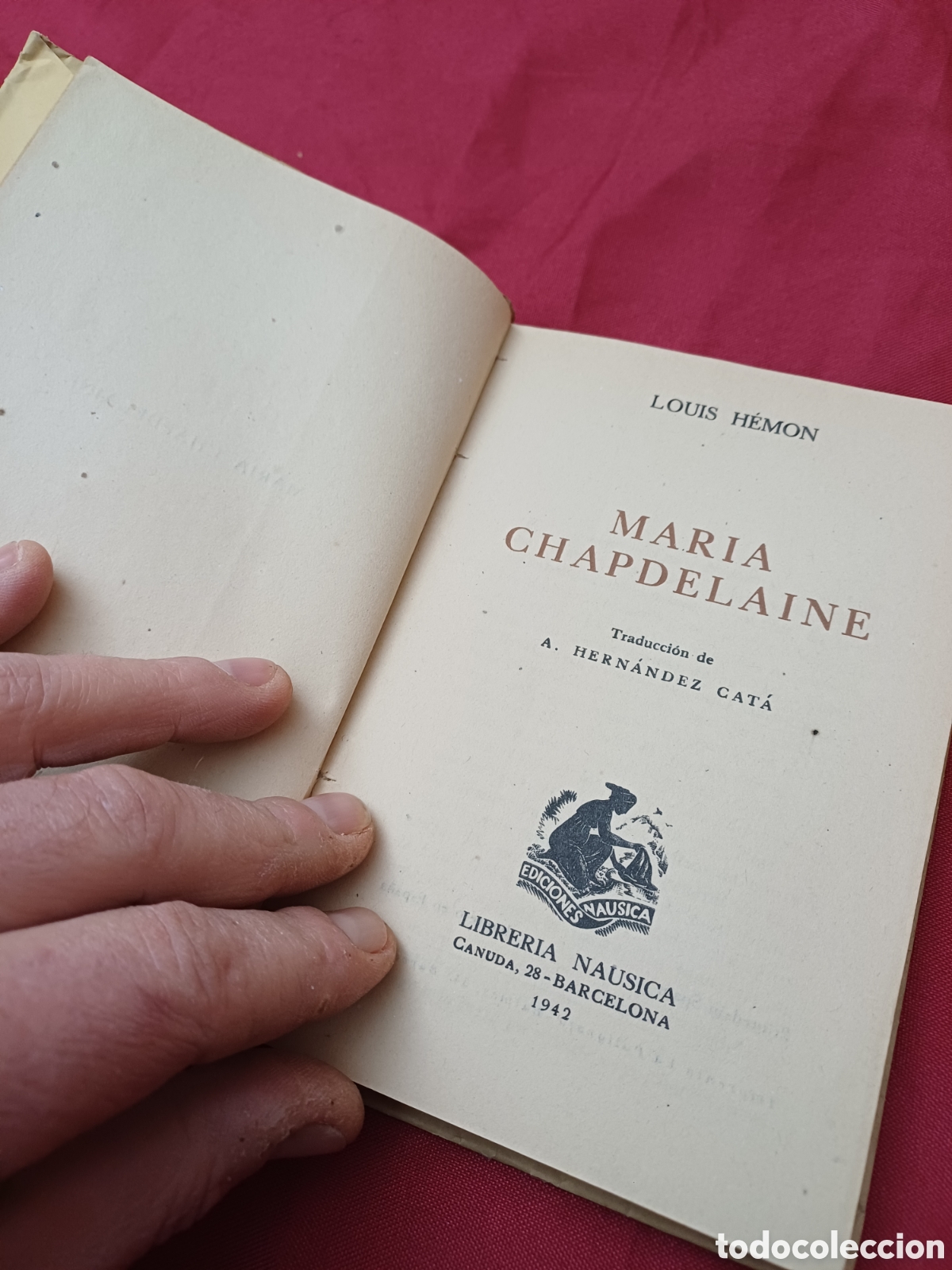 Libros: LIBRO, MAR&Iacute;A CHAPDELAINE, 1942 - Foto 4