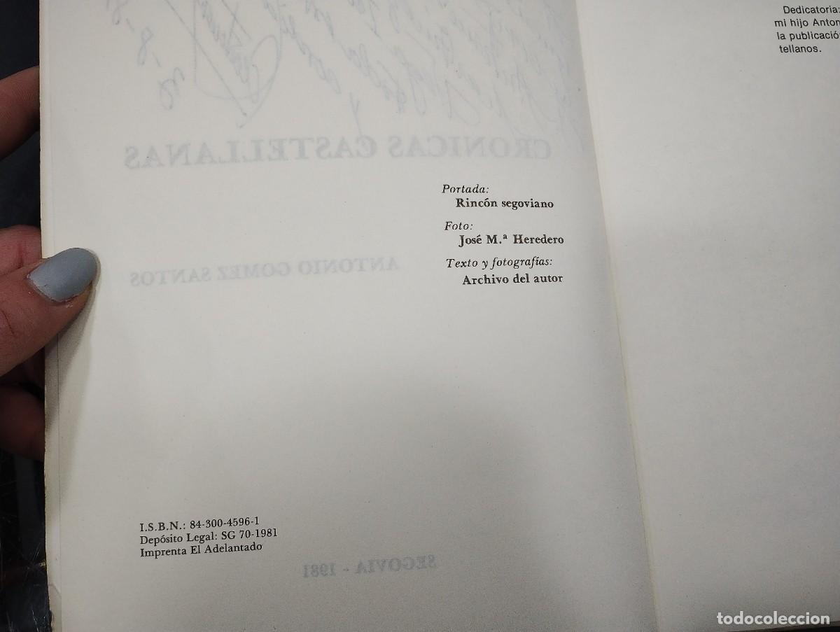 Libros: Cr&oacute;nicas castellanas - Antonio G&oacute;mez Santos - Foto 3