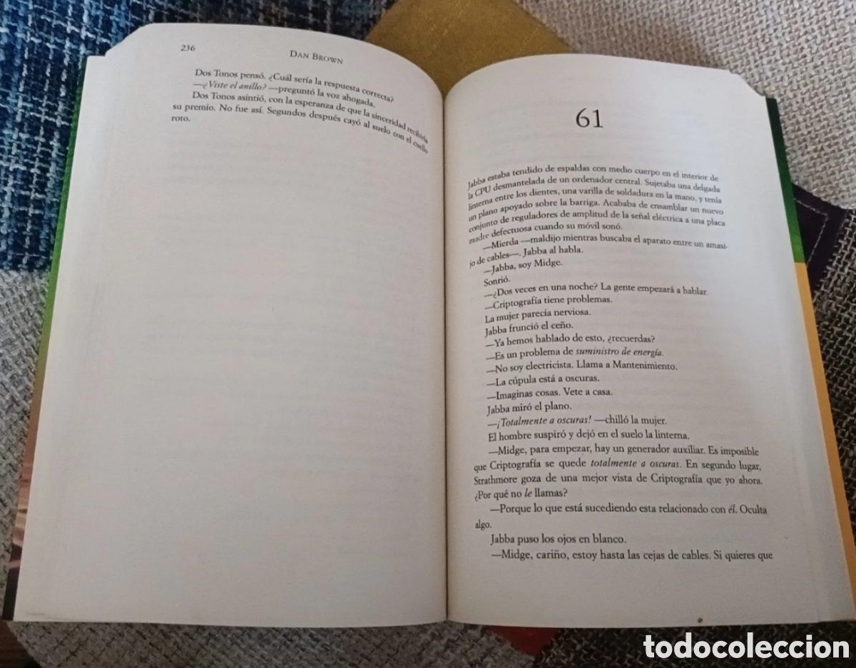 Libros: Libro La Fortaleza Infernal -Dan Brown- Ediciones Urano, Umbriel Editores - Foto 5