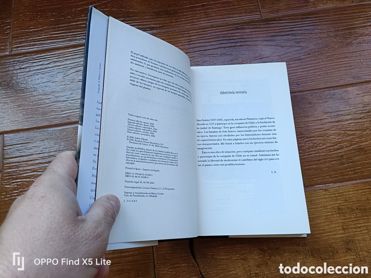 Libros: Libro In&eacute;s del Alma M&iacute;a -Isabel Allende- Editorial P&J - Foto 5
