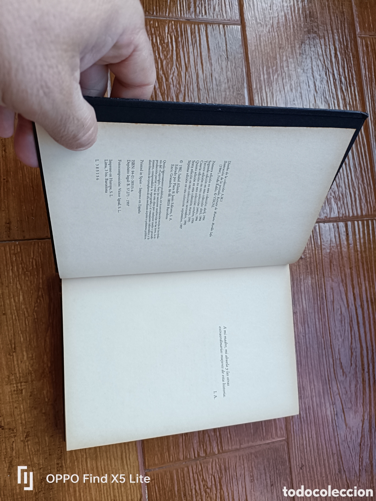 Libros: Libro La Casa de los Esp&iacute;ritus -Isabel Allende- Editorial P&J - Foto 5