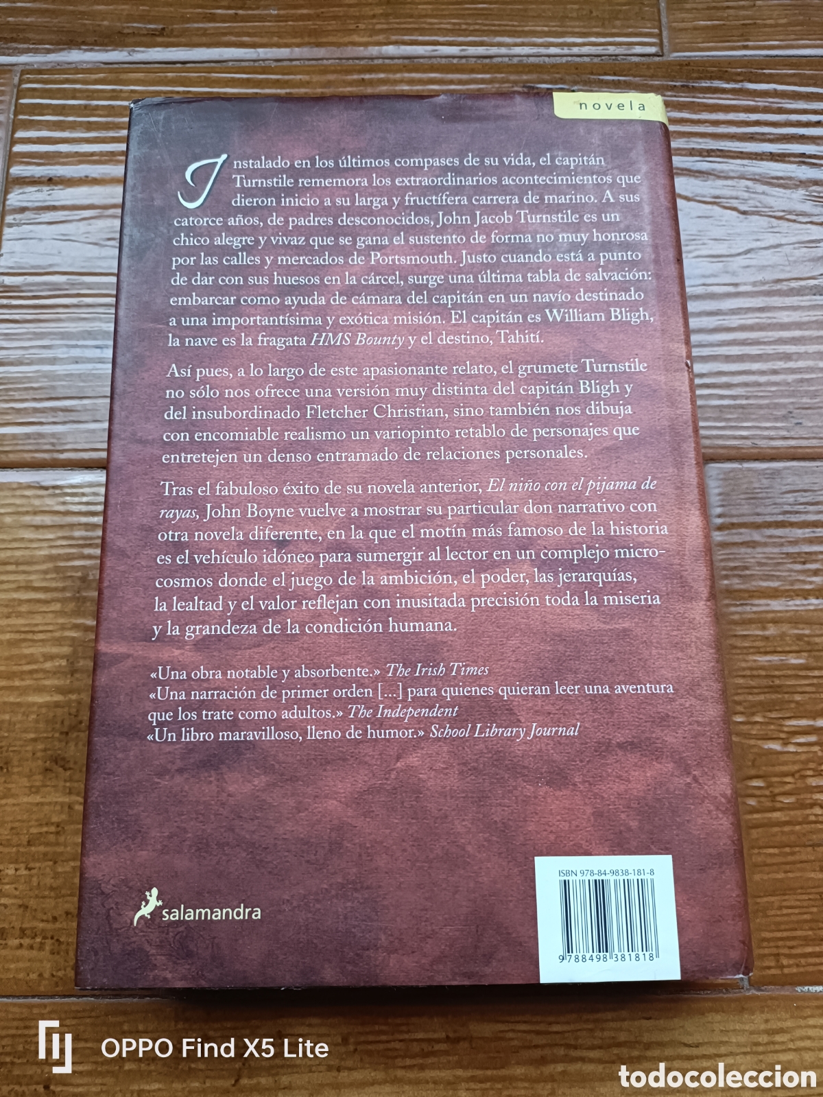 Libros: Libro Mot&iacute;n en la Bounty -John Boyne- Editorial Salamandra - Foto 3