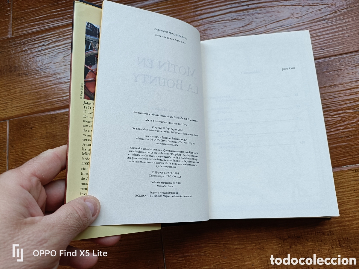 Libros: Libro Mot&iacute;n en la Bounty -John Boyne- Editorial Salamandra - Foto 4