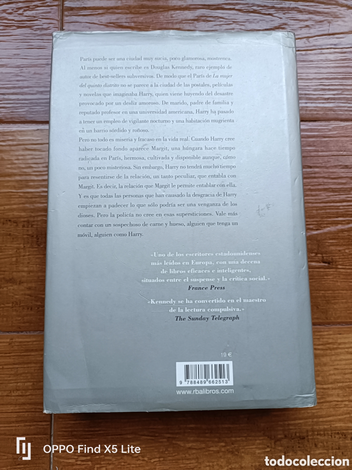 Libros: Libro La Mujer del Quinto Distrito -Douglas Kennedy- Editorial RBA - Foto 3