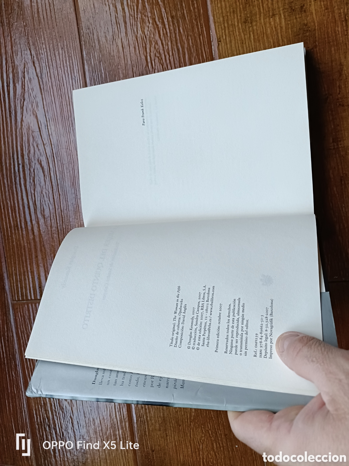Libros: Libro La Mujer del Quinto Distrito -Douglas Kennedy- Editorial RBA - Foto 4