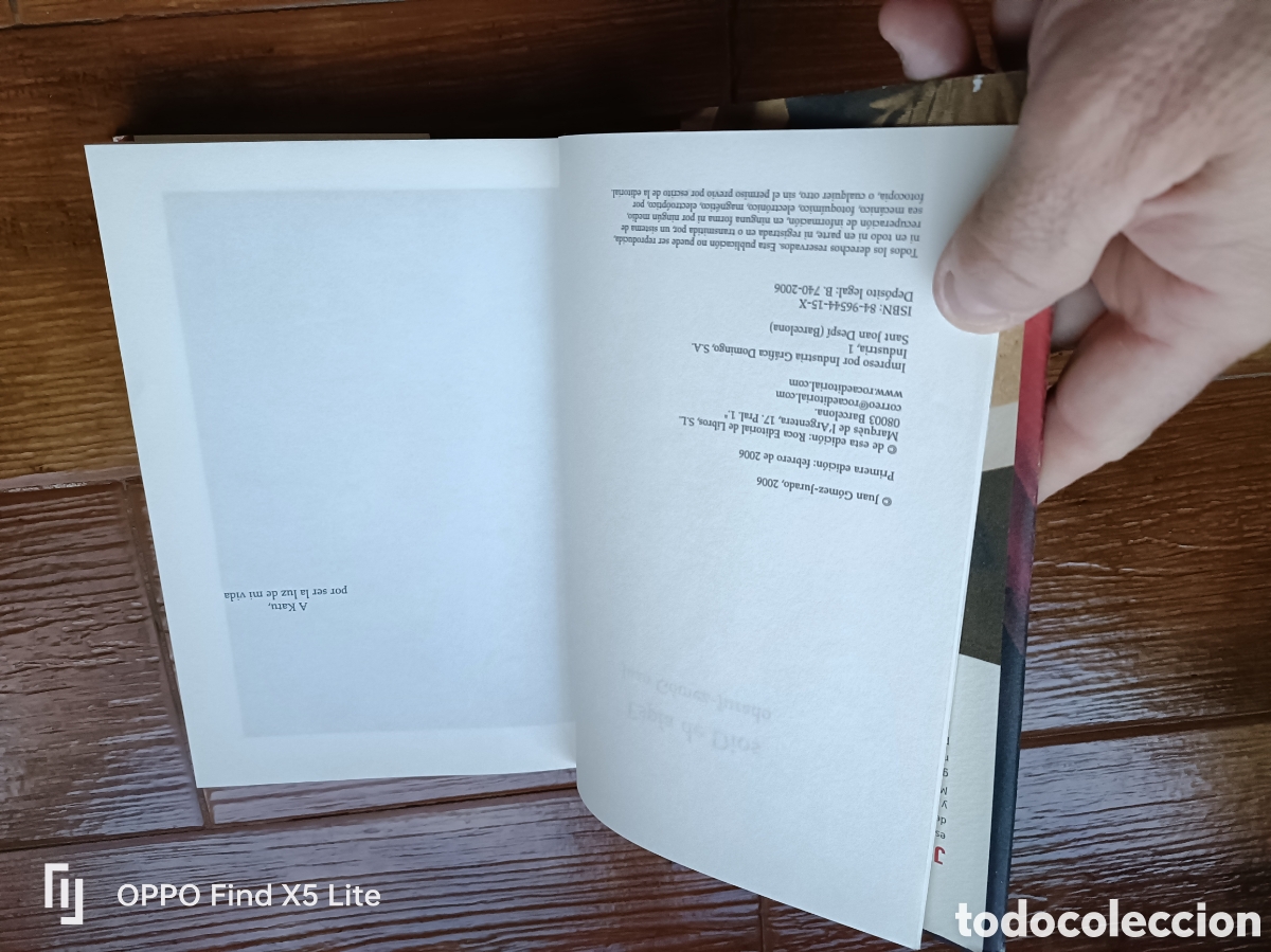 Libros: Libro Esp&iacute;as de Dios -Juan G&oacute;mez Jurado- Editorial Roca - Foto 5