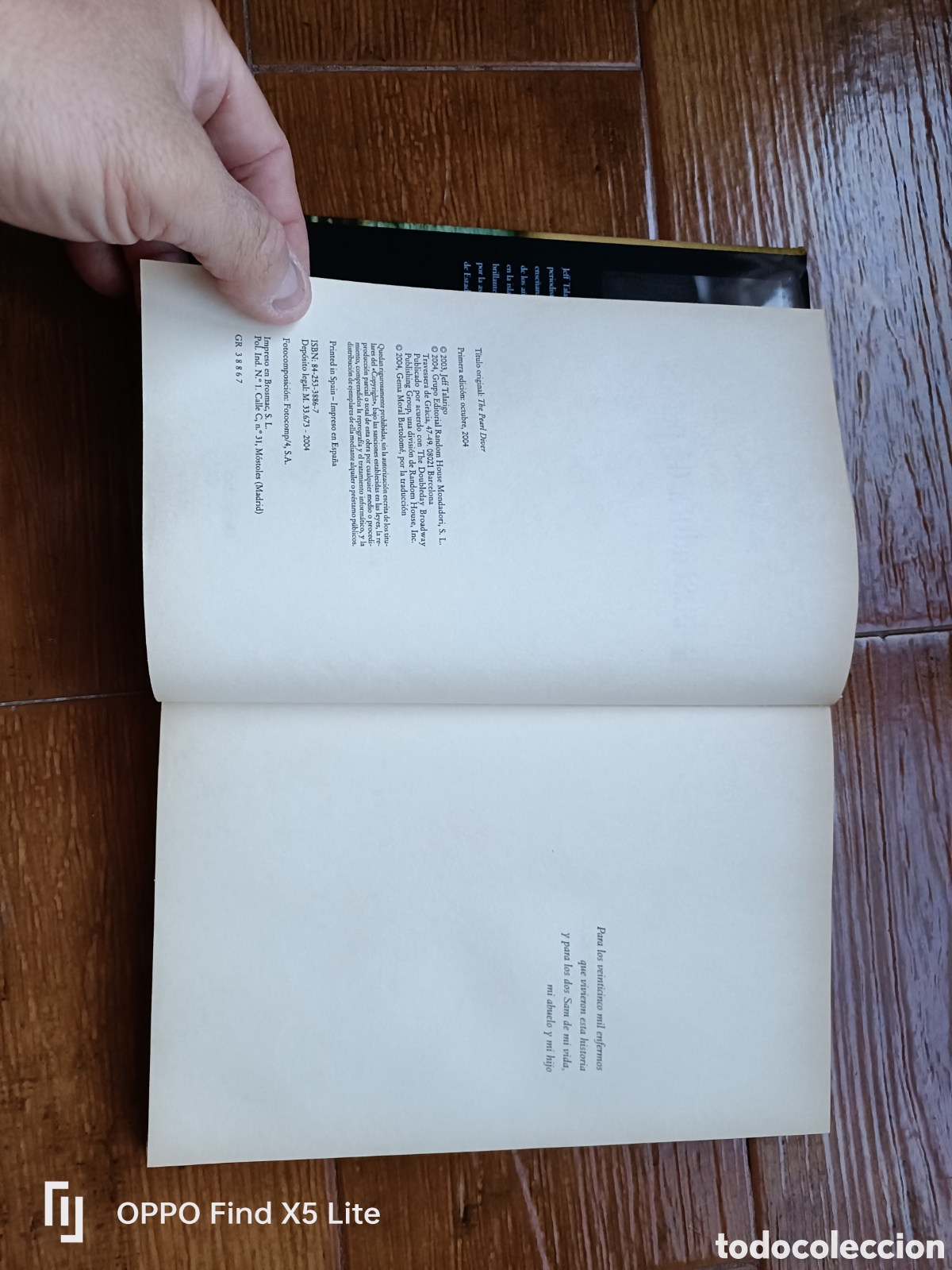 Libros: Libro La Buscadora de Perlas -Jeff Talarigo- Editorial Grijalbo - Foto 4